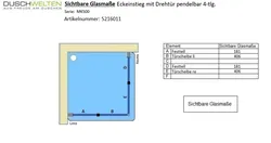 Sichtbare Glasmaße - Artikel 5216011