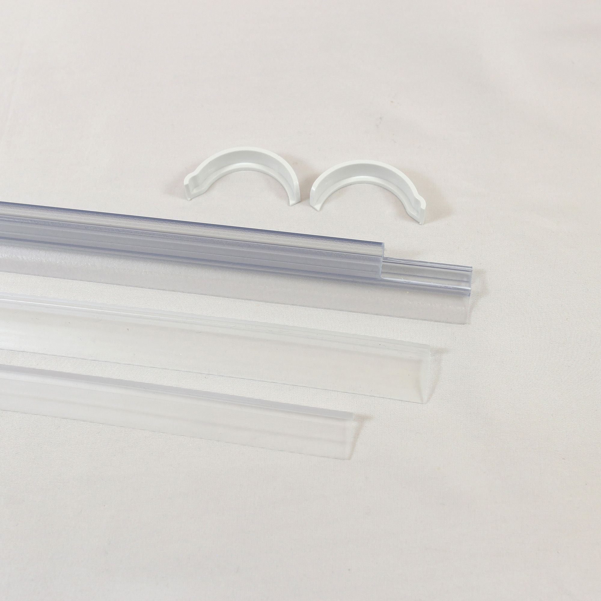 Schwallschutz-Set - Abdeckkappen Weiß