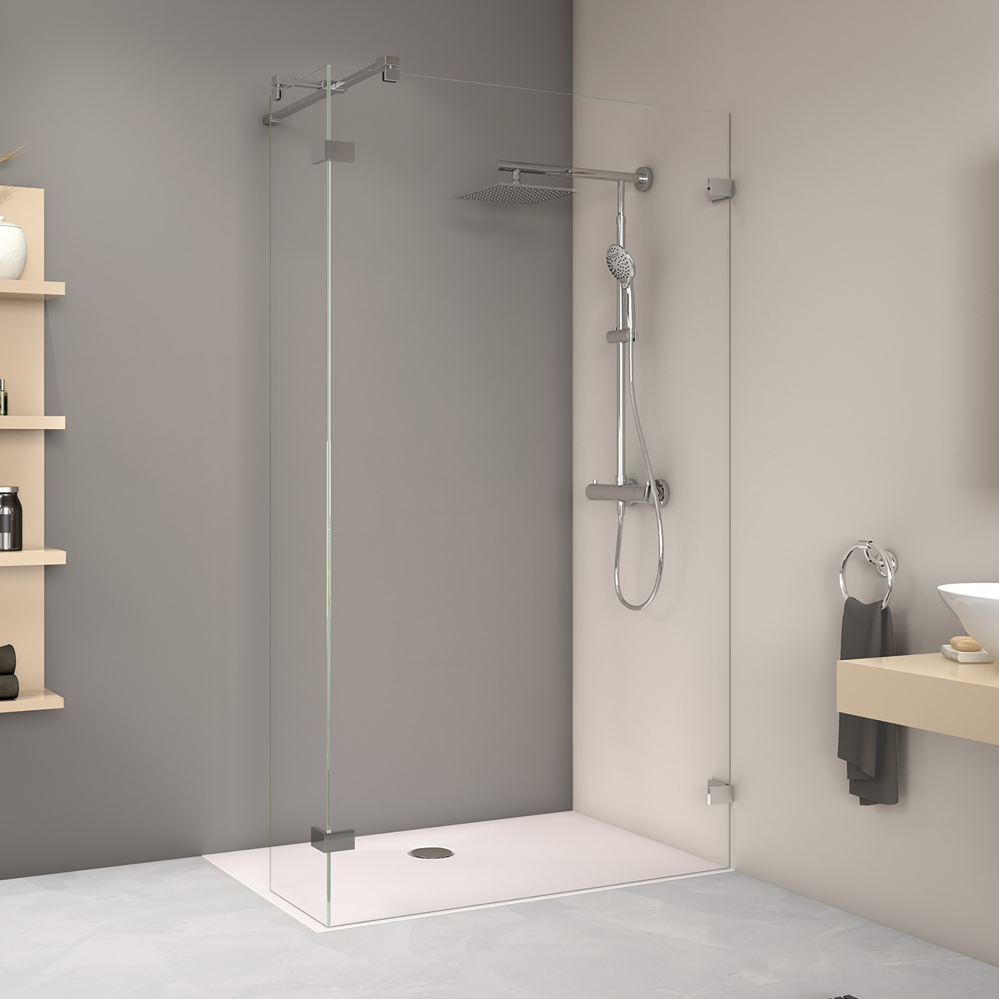 mk800-duschwand-eckelement-wandwinkel-innen MK800 Walk-In: Duschwand und Eckelement, Wandwinkel innen
