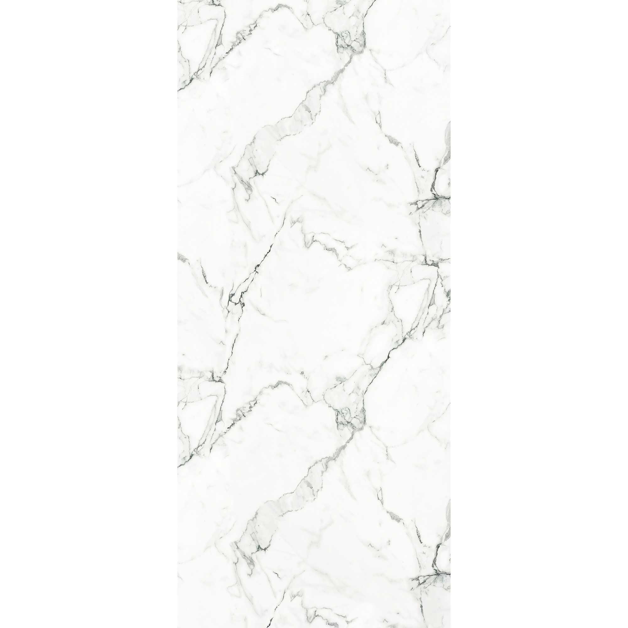 Duschrückwand Dekor Seidenmatt Marmor schwarz weiß