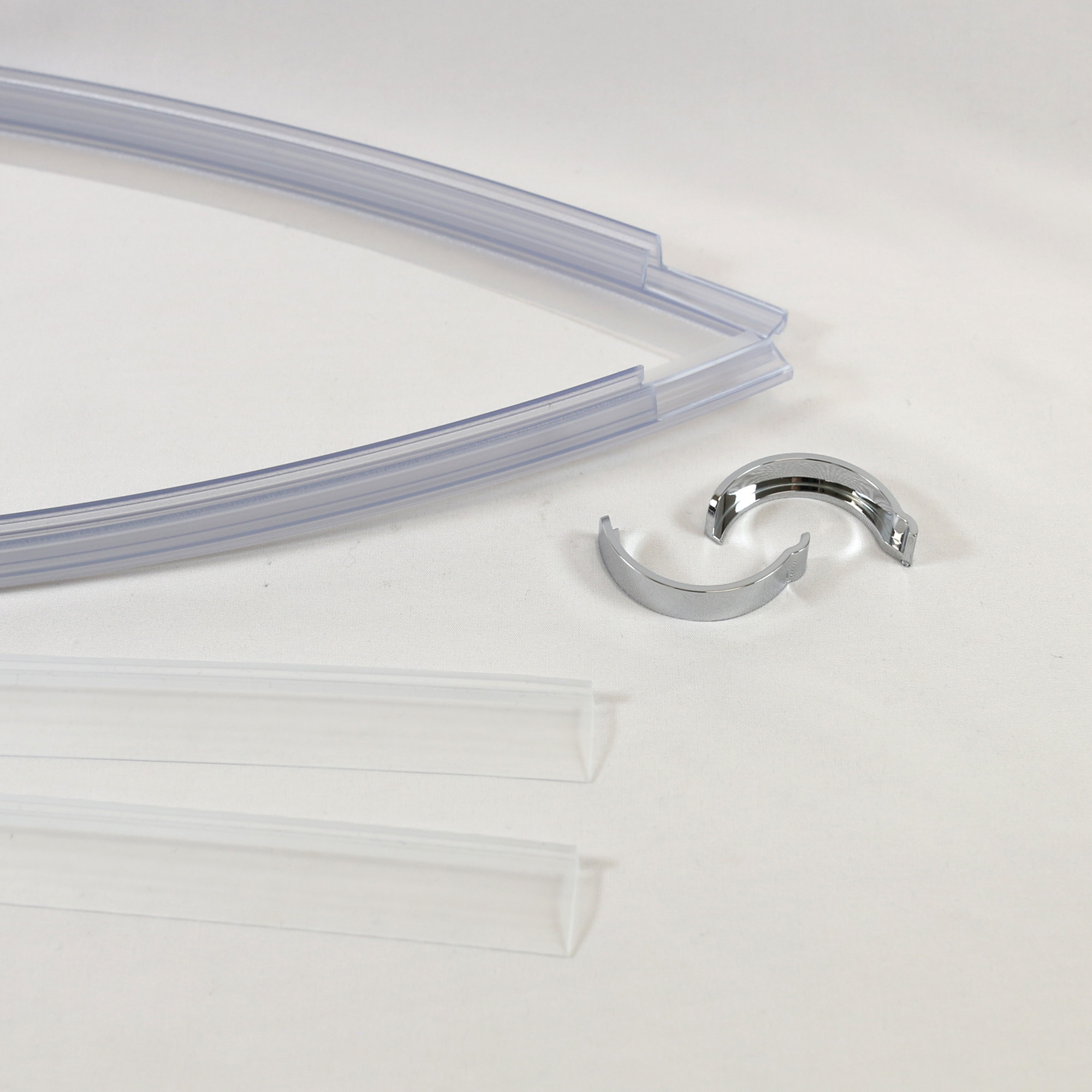 Schwallschutz gebogen - Runddusche