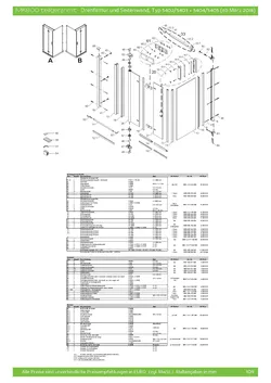 Drehfalttür 2-tlg. für Seitenwand 18.03.2026