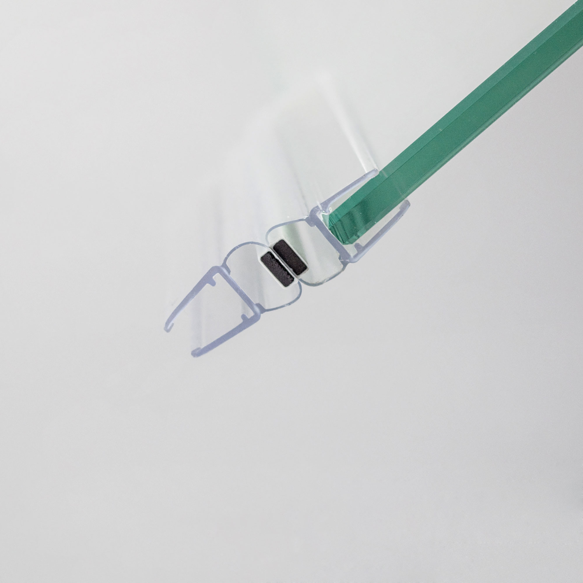 Magnetdichtungen 90° für 6 und 8 mm Glasstärke
