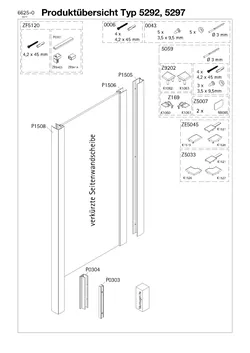 5297 verkürzte Seitenwand für Drehpunkttür pendelbar mit Seitennebenteil 17.09.2025 5297 verkürzte Seitenwand für Drehpunkttür pendelbar mit Seitennebenteil 17.09.2025