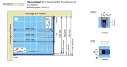 Fliesenspiegel - Artikel 6066002 + 6073002