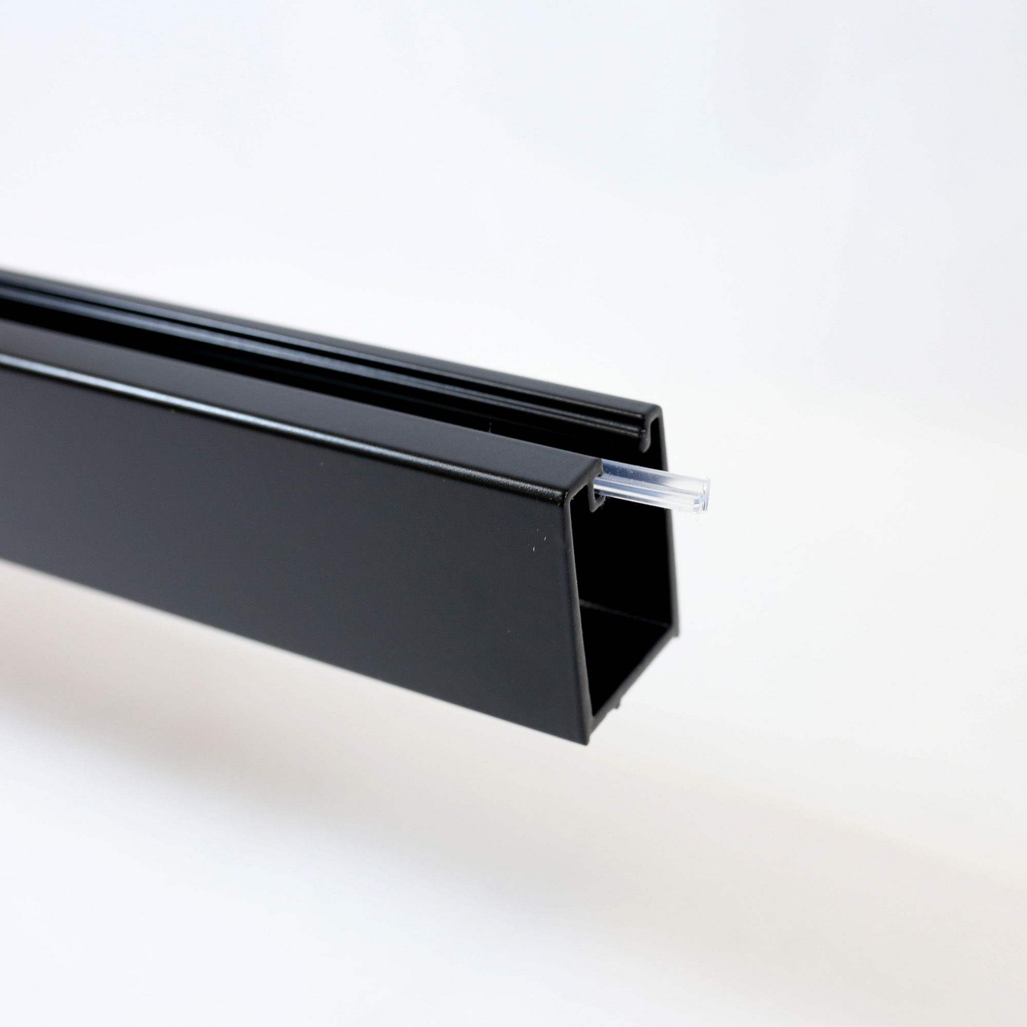 Wandanschlussprofil eckig - schwarz matt