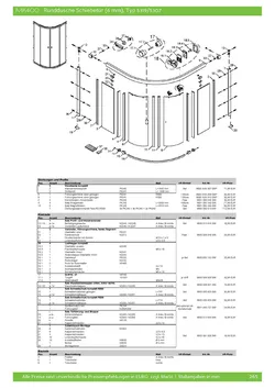 Runddusche mit Gleittür / Schiebetür 4-tlg. 21.01.2026