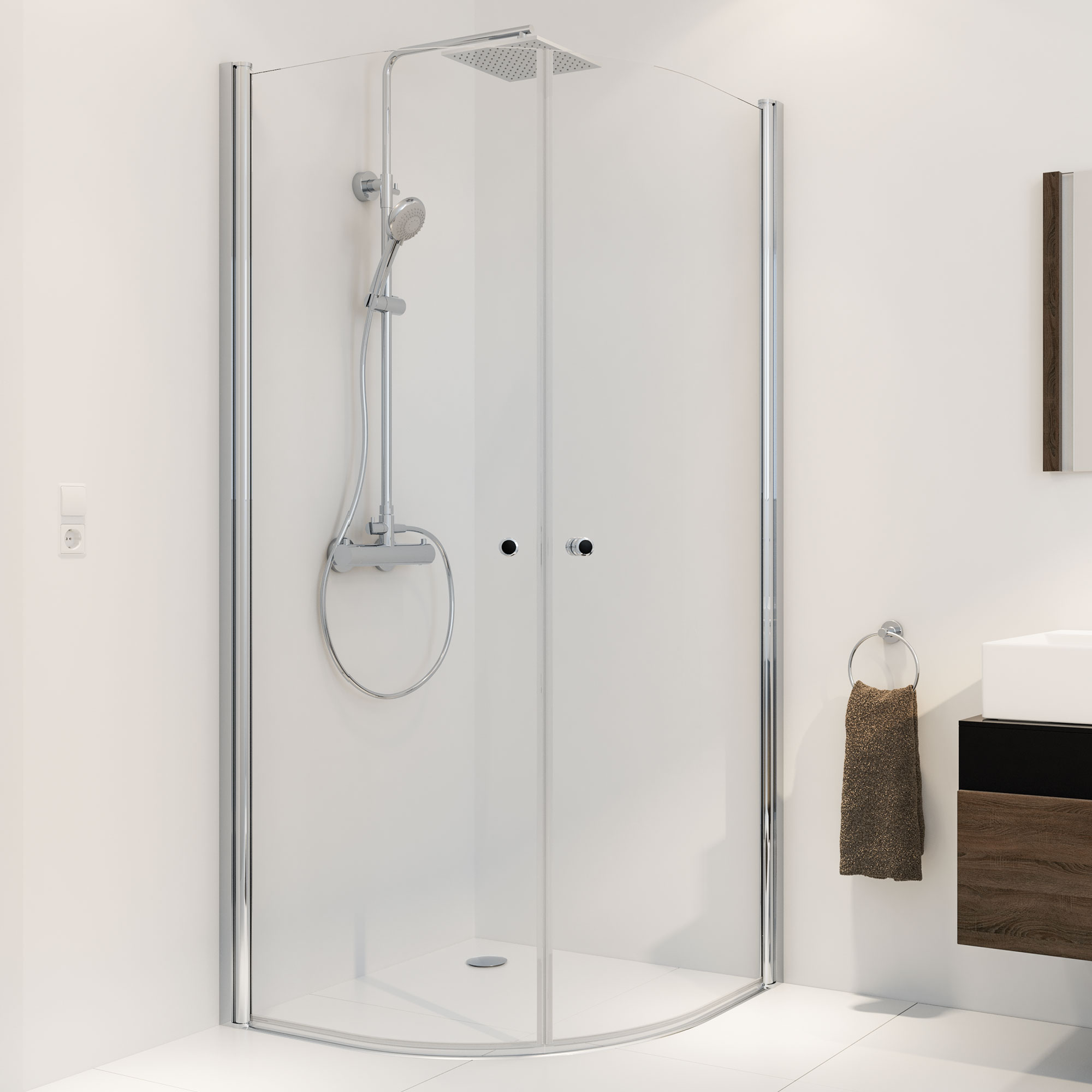 mk500-runddusche-drehtuer-2-teilig-5211-5212 Runddusche Drehtür 2-teilig, Radius 550