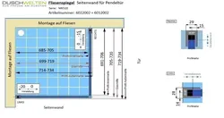 Fliesenspiegel - Artikel 6022002 + 6012002