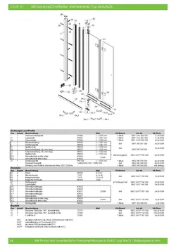 Drehfalttür 2-tlg. als Walk In 12.01.2026