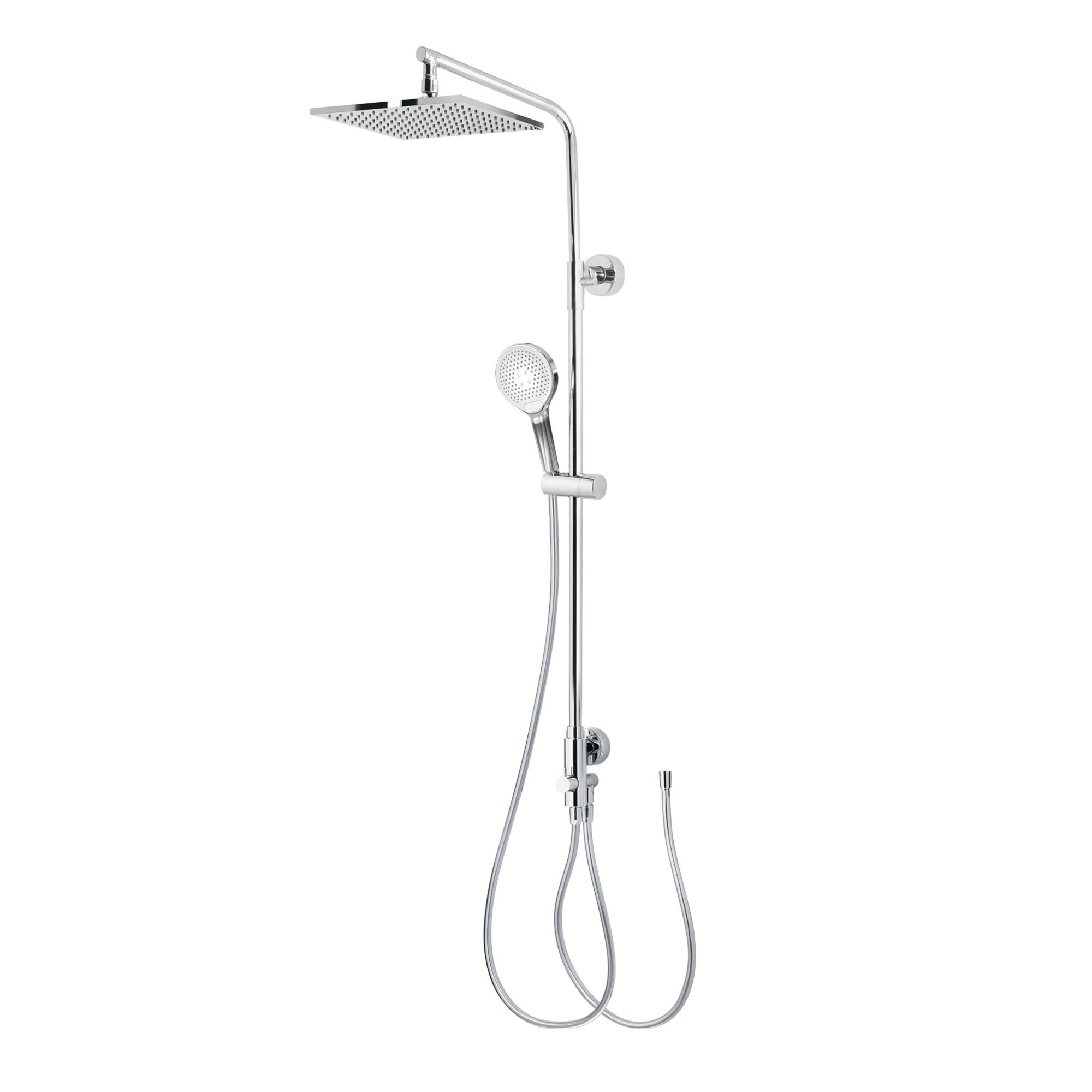 MK 140 Kopfbrause eckig für separate Armatur