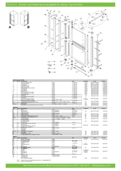 Drehtür geteilt an Nebenteil in Nische 21.01.2026