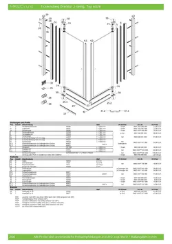 Eckeinstieg mit Drehtür pendelbar 2-tlg. 20.10.2025