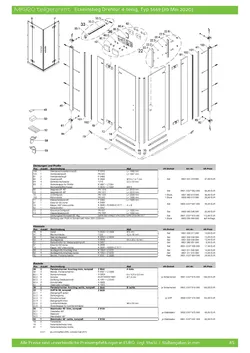 Eckeinstieg mit Drehtür pendelbar 4-tlg. 19.01.2026