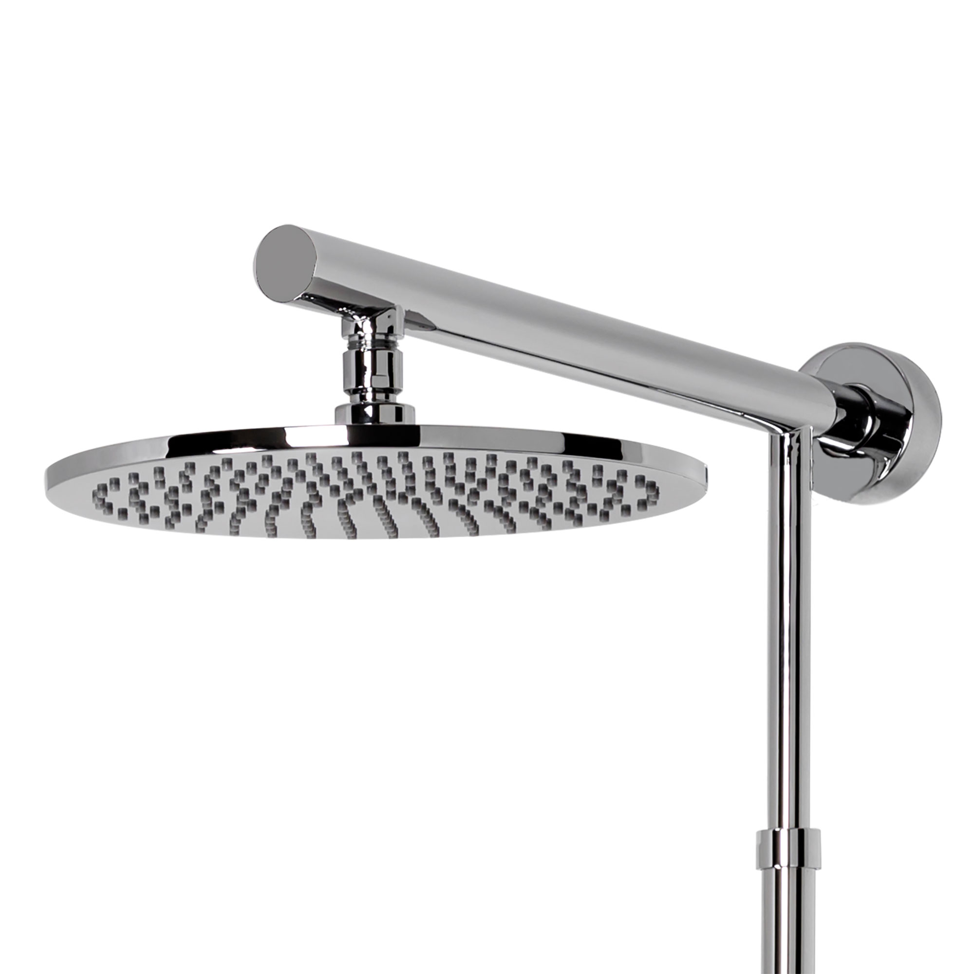 MK 150 Kopfbrause rund mit Thermostat, Chrom, Detail Kopfbrause