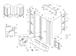 5324 verkürzte Seitenwand für Drehtür pendelbar 01.07.2025
