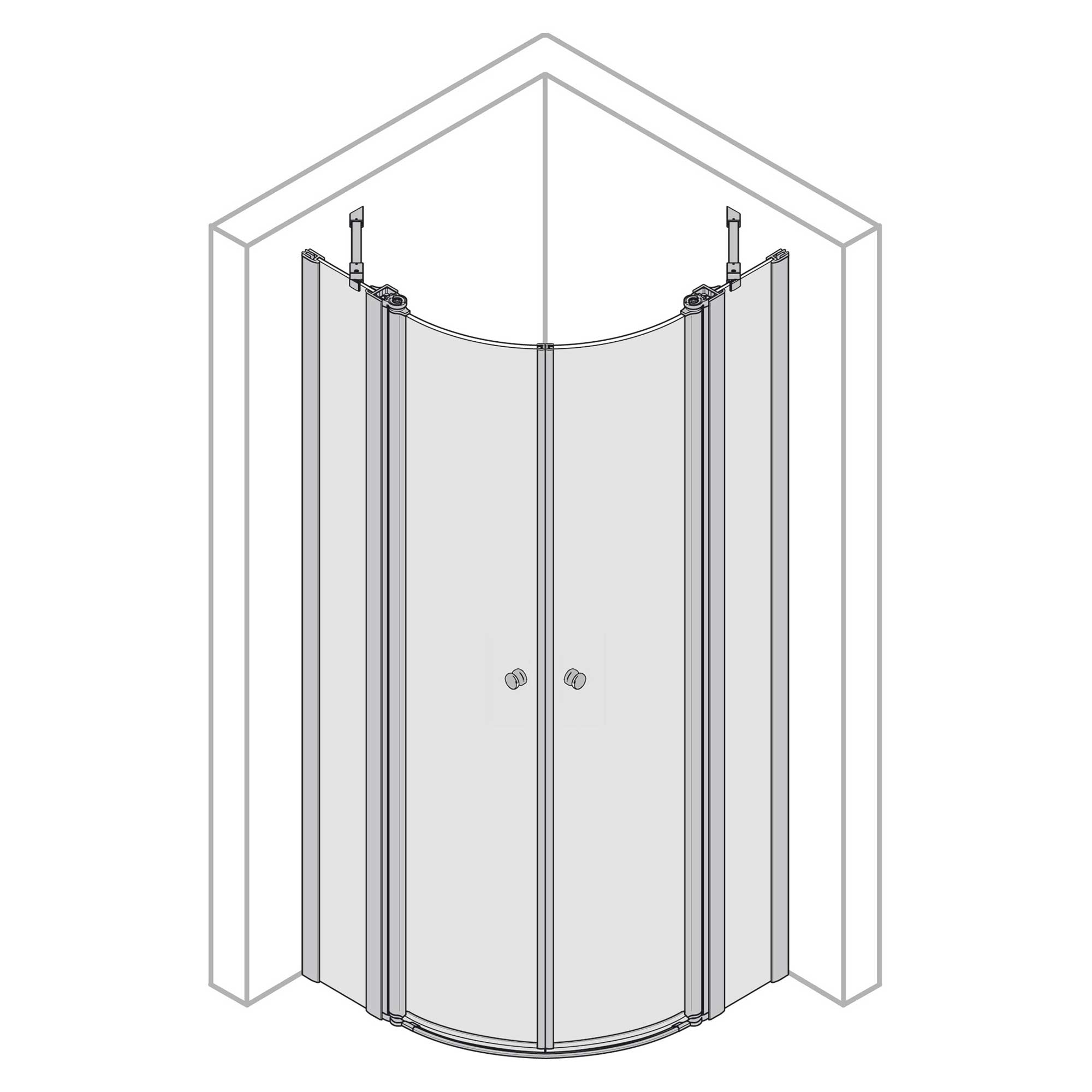 6086_Z Runddusche 4-teilig