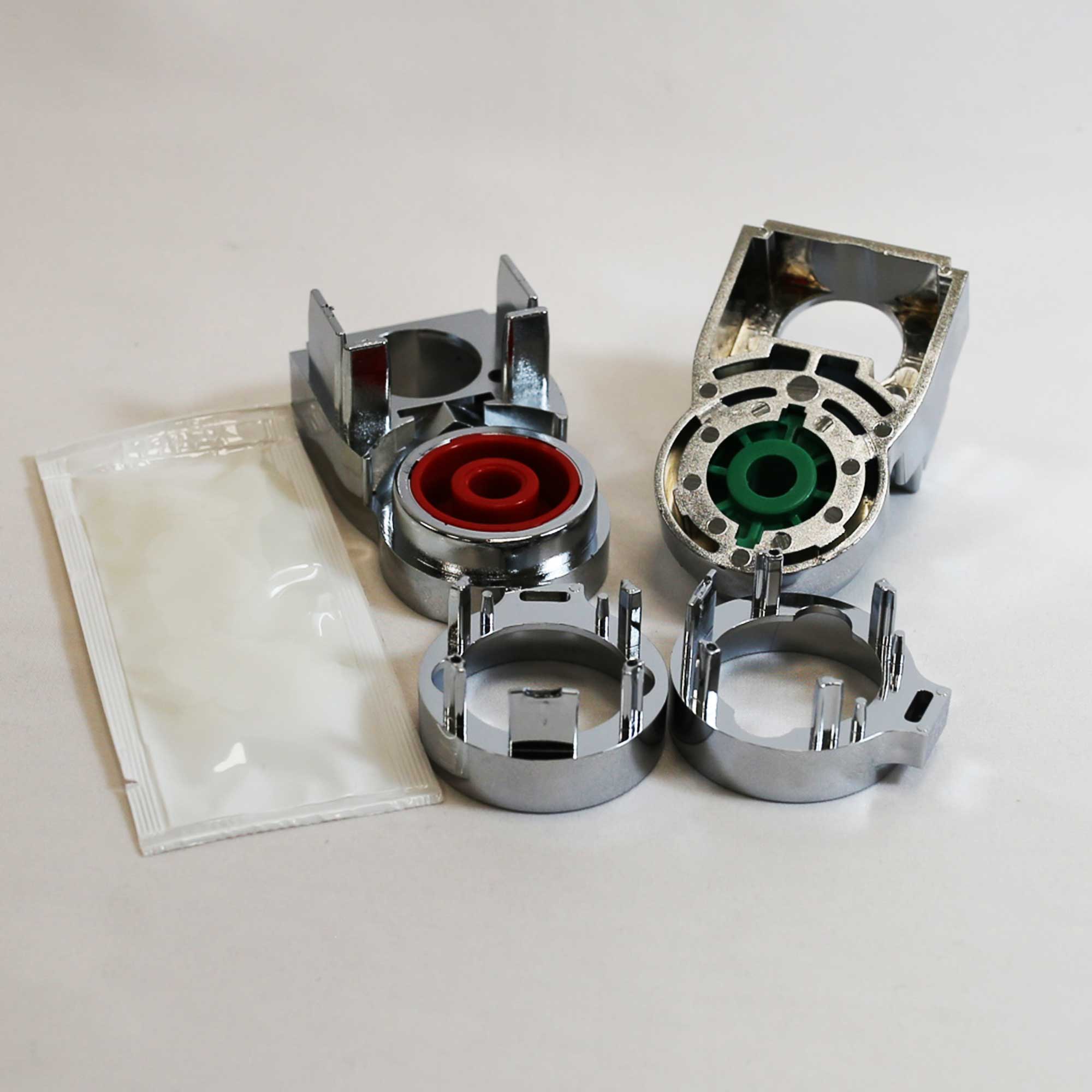 Aufnahmeprofil mit 2 Drehlagern im Set,
