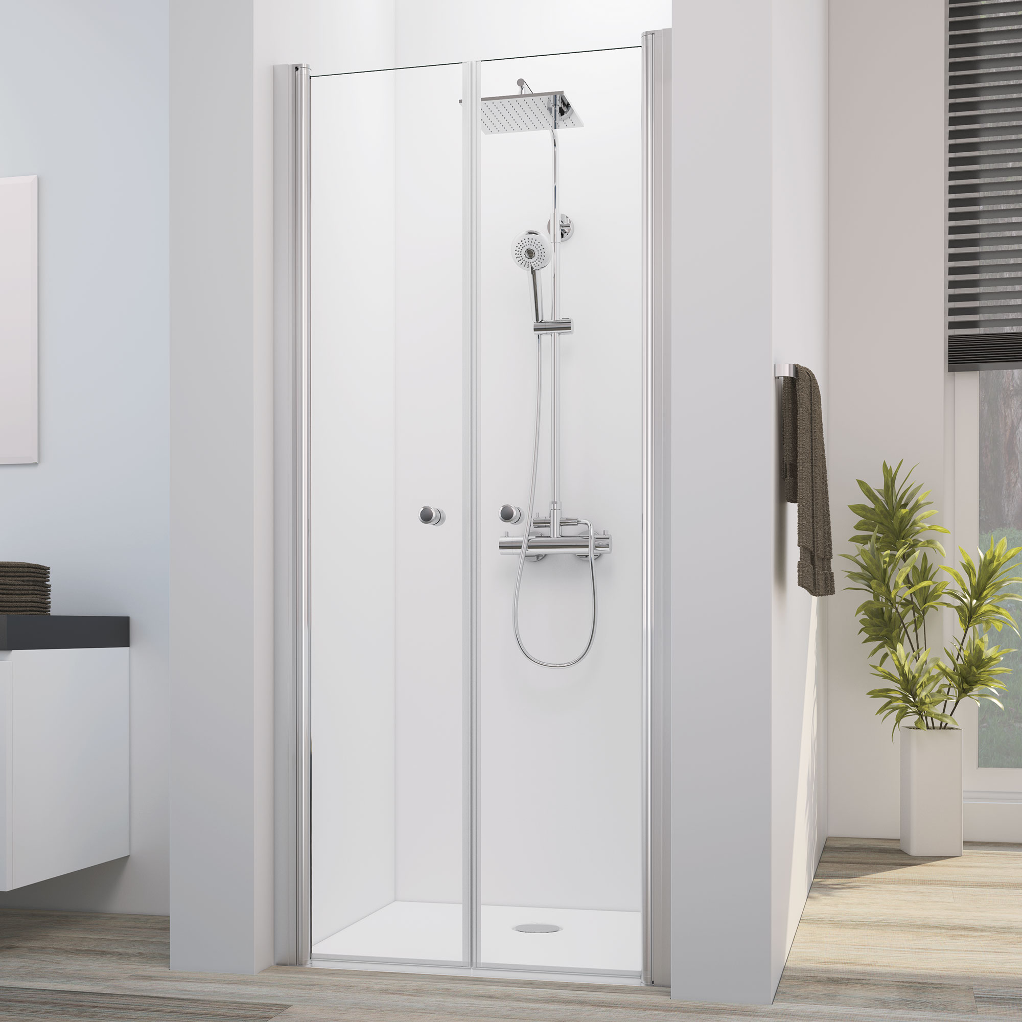 mk550-pendeltuer-nische Pendeltür für Nische