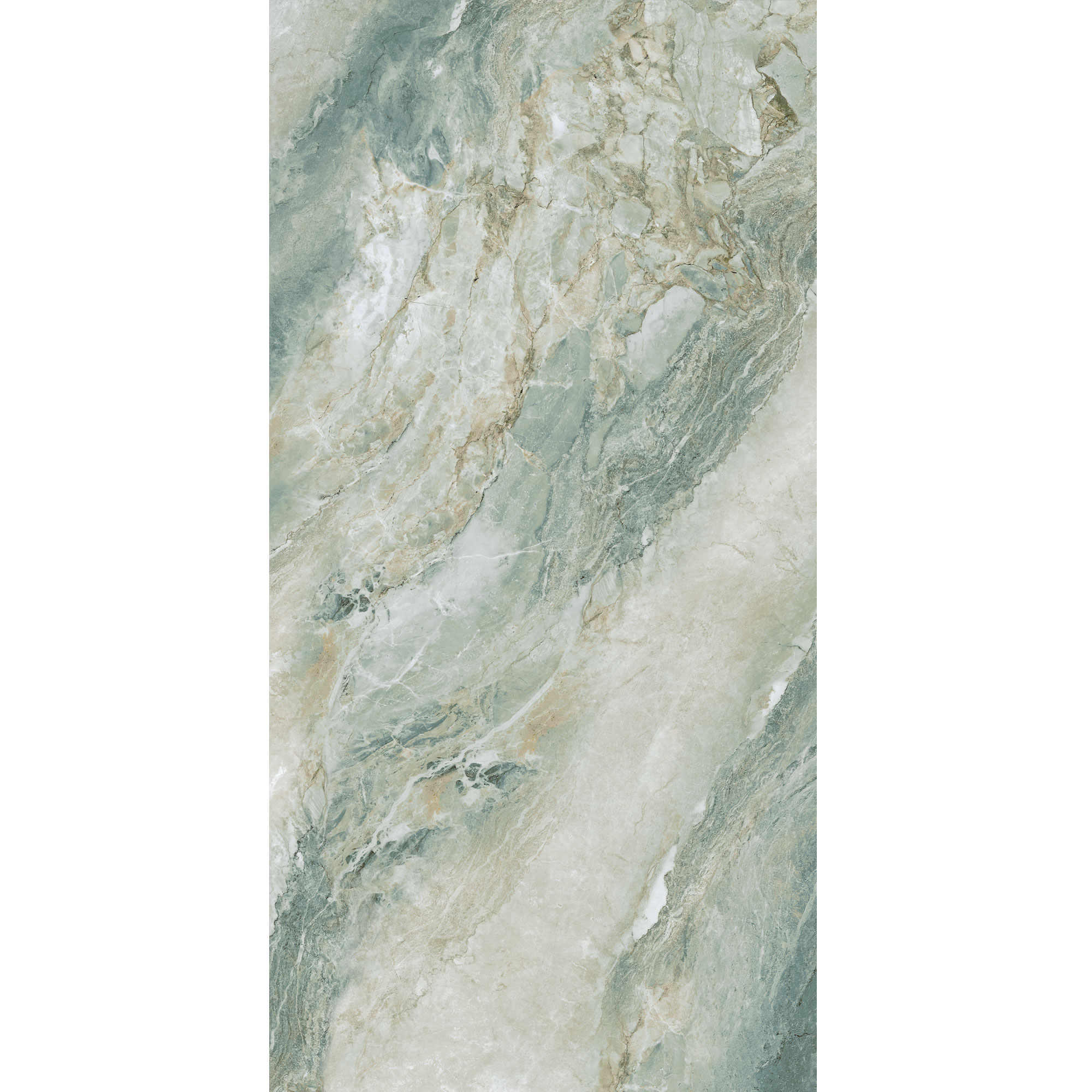 Duschrückwand Seidenmatt Onyxmarmor Grün