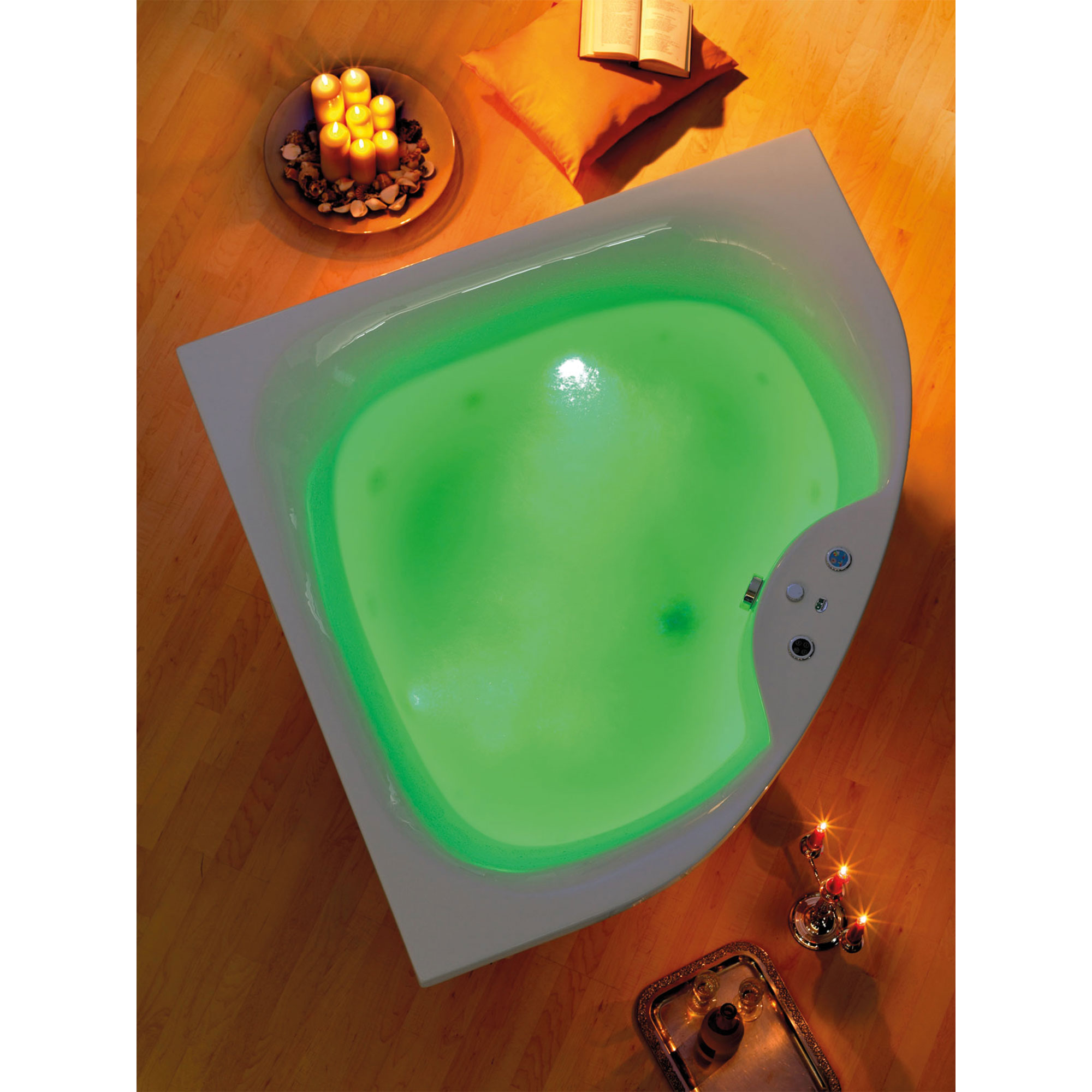 Farblichttherapie für Whirlpoolsystem, grün