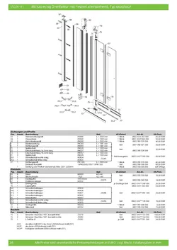 Drehfalttür 2-tlg. an Nebenteil als Walk In 12.01.2026