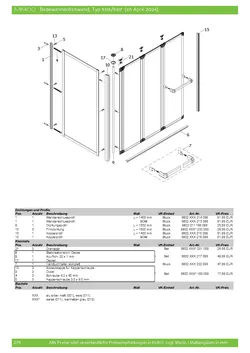 5317 Seitenwand für Badewannenaufsatz 22.10.2025