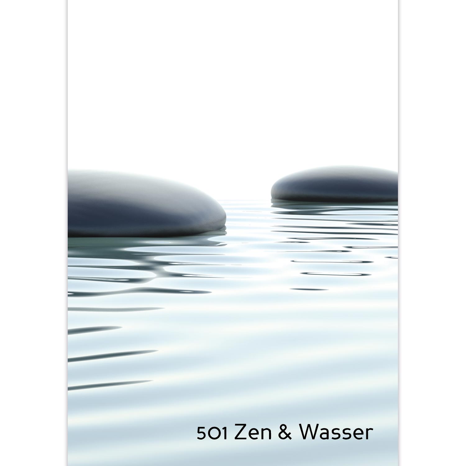 Duschrückwand Foto Zen und Wasser