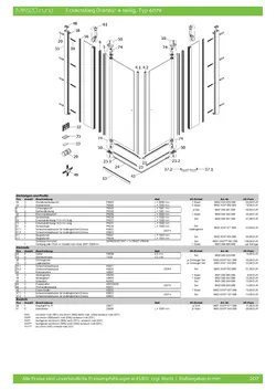 Eckeinstieg mit Drehtür 4-tlg. 21.11.2025