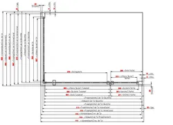 5101004 Standard Kundenmaß 900mm_Montage auf Duschwanne