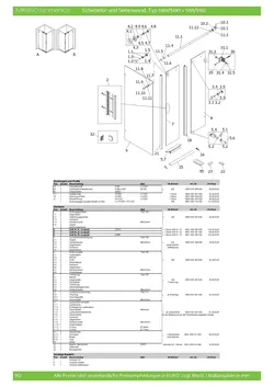 Seitenwand für Gleittür / Schiebetür 23.10.2025