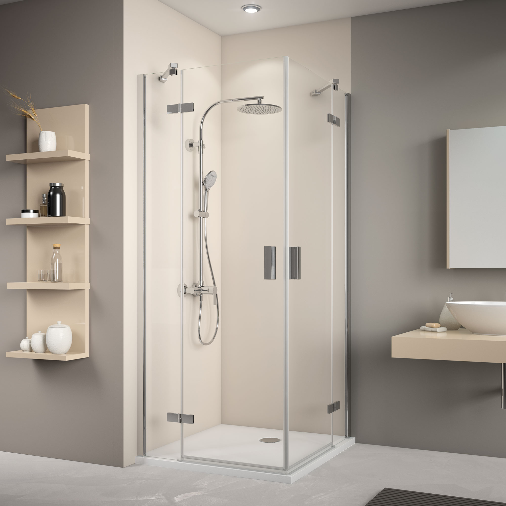 mk800-eckeinstieg-drehtuer-4-teilig-5415 Eckeinstieg Drehtür 4-teilig