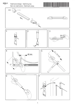 Drehtür an Nebenteil mit Seitennebenteil mit 2 Seitenwänden (U-Kabine) 16.10.2025 Drehtür an Nebenteil mit Seitennebenteil mit 2 Seitenwänden (U-Kabine) 16.10.2025