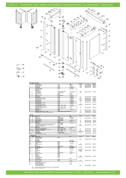 verkürzte Seitenwand für Drehfalttür 2-tlg. 21.01.2026