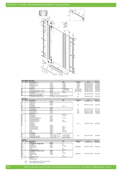 Drehpunkttür pendelbar mit Seitennebenteil in Nische 20.01.2026