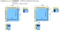 Produktmaße - Artikel 6019040 + 6112002