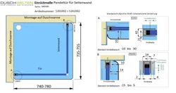 Einrückmaße - Artikel 5201002 und 5202002