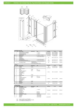 Drehtür pendelbar an Nebenteil für Seitenwand 22.10.2025