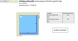 Sichtbare Glasmaße - Artikel 5258133