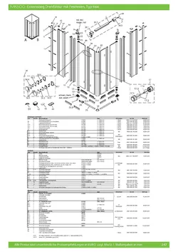 Eckeinstieg mit Drehfalttür 4-tlg. an Nebenteilen 21.01.2026
