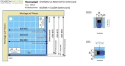 Fliesenspiegel - Artikel 6019004 + 6112004