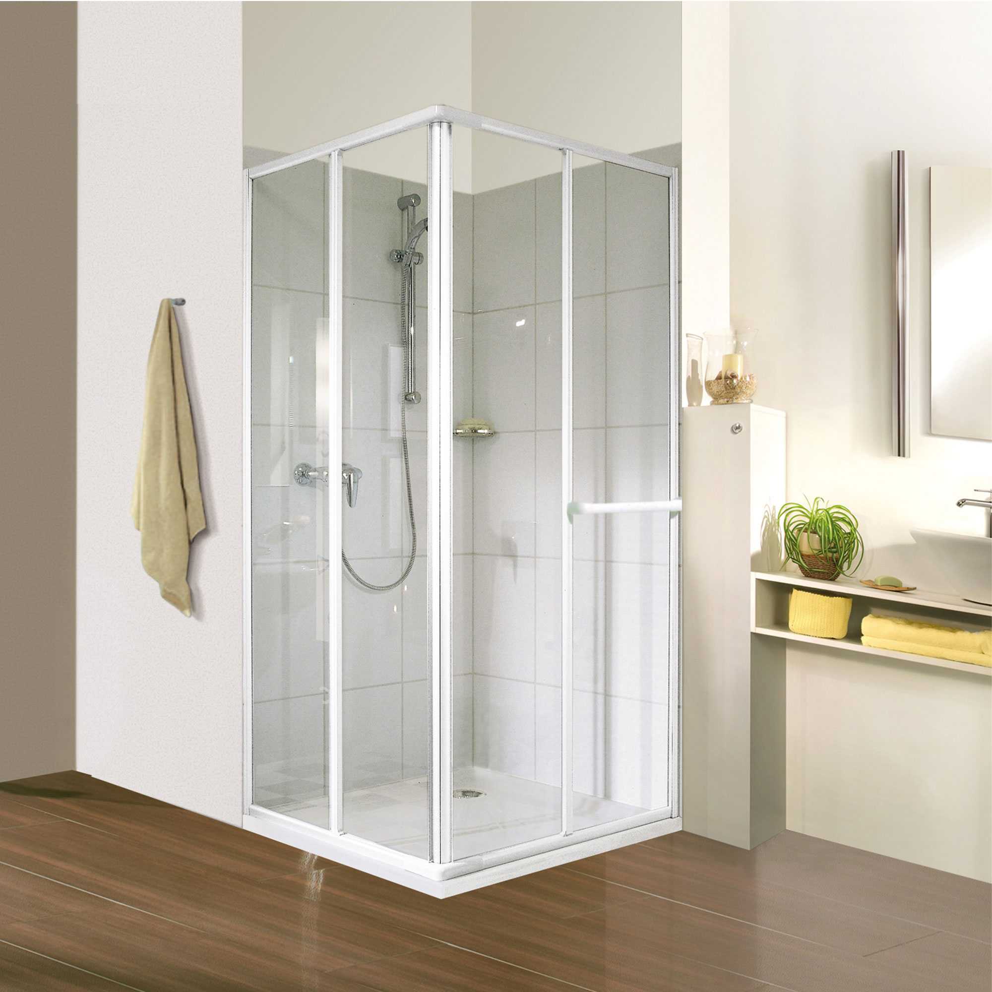 MK Aktion Eckeinstieg 4-teilig in Silber matt