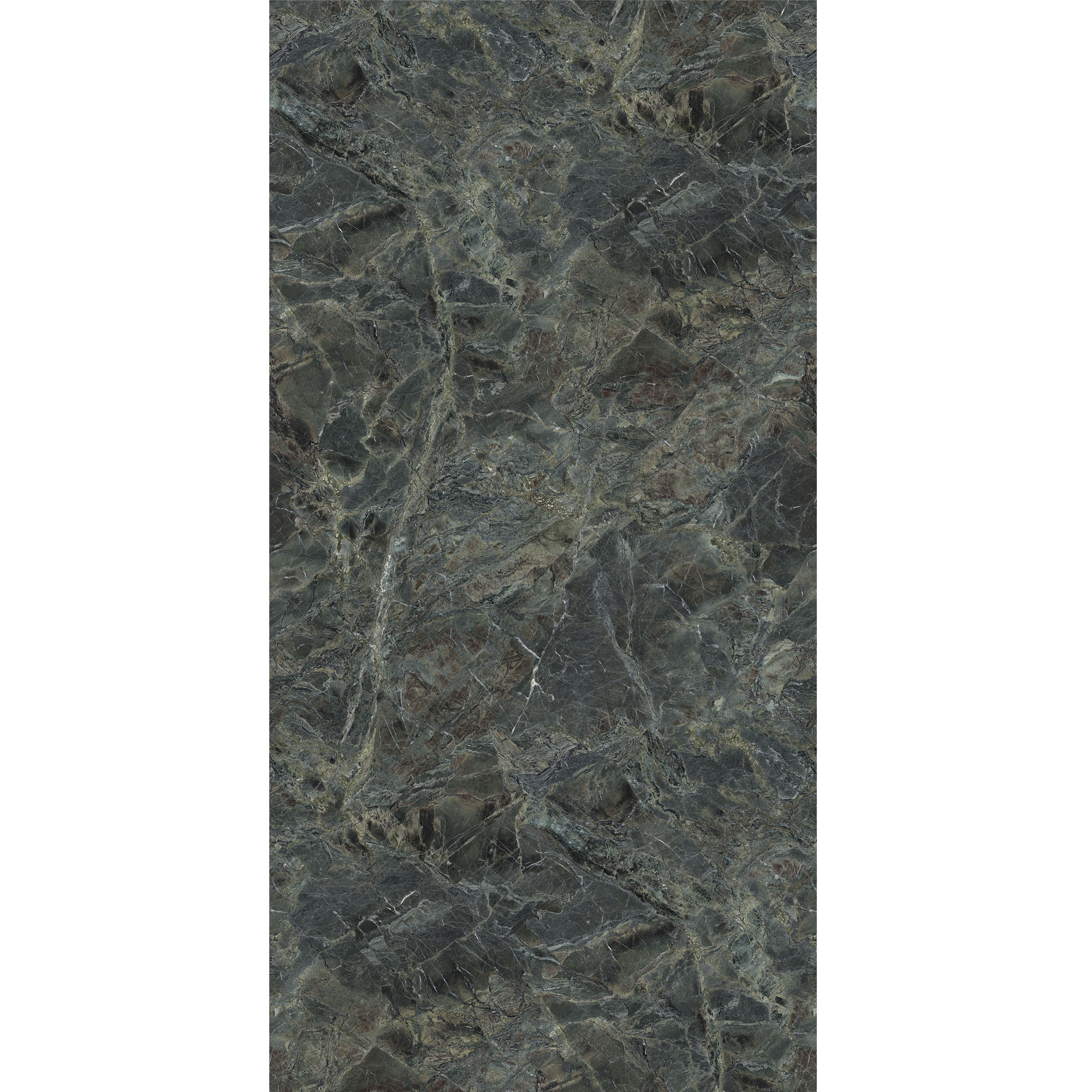 Duschrückwand Seidenmatt Marmor dunkelgrün