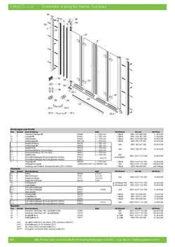 Drehfalttür 4-tlg. in Nische 09.10.2025