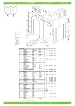 Gleittür / Schiebetür 2-tlg. für Seitenwand 23.10.2025