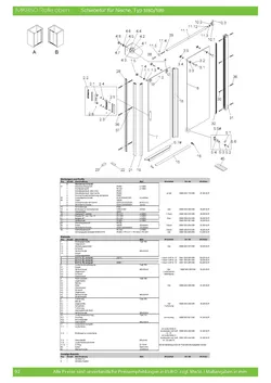 Gleittür / Schiebetür 2-tlg. in Nische 23.10.2025