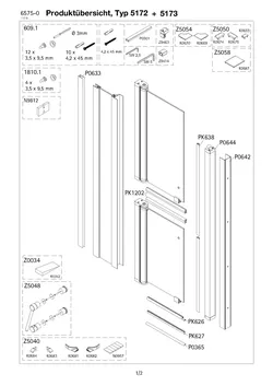 5173 Drehtür geteilt an Nebenteil in Nische 15.09.2025 5173 Drehtür geteilt an Nebenteil in Nische 15.09.2025