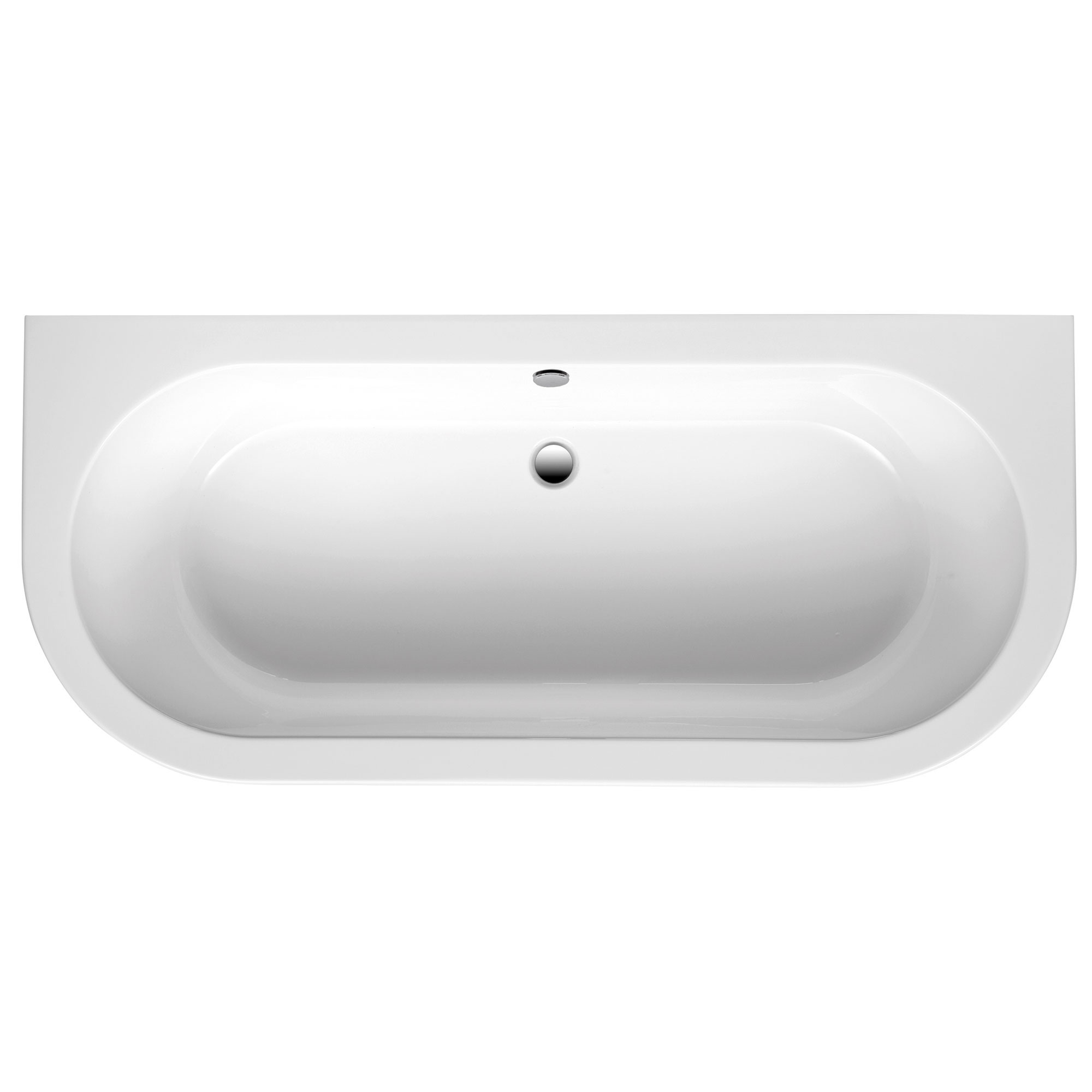 Duschwelten_Badewanne_Dallas_Vorwand_6358 Dallas Badewanne, weiß, Vorwand, Draufsicht