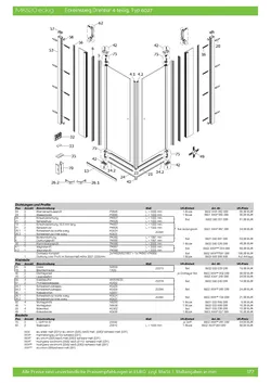 Eckeinstieg mit Drehtür 4-tlg. 25.03.2026