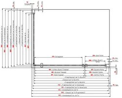 5412003 Standard Kundenmaß 800mm_Montage auf Duschwanne